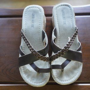 East Lower Sandals Brown Leather Summer Shoes